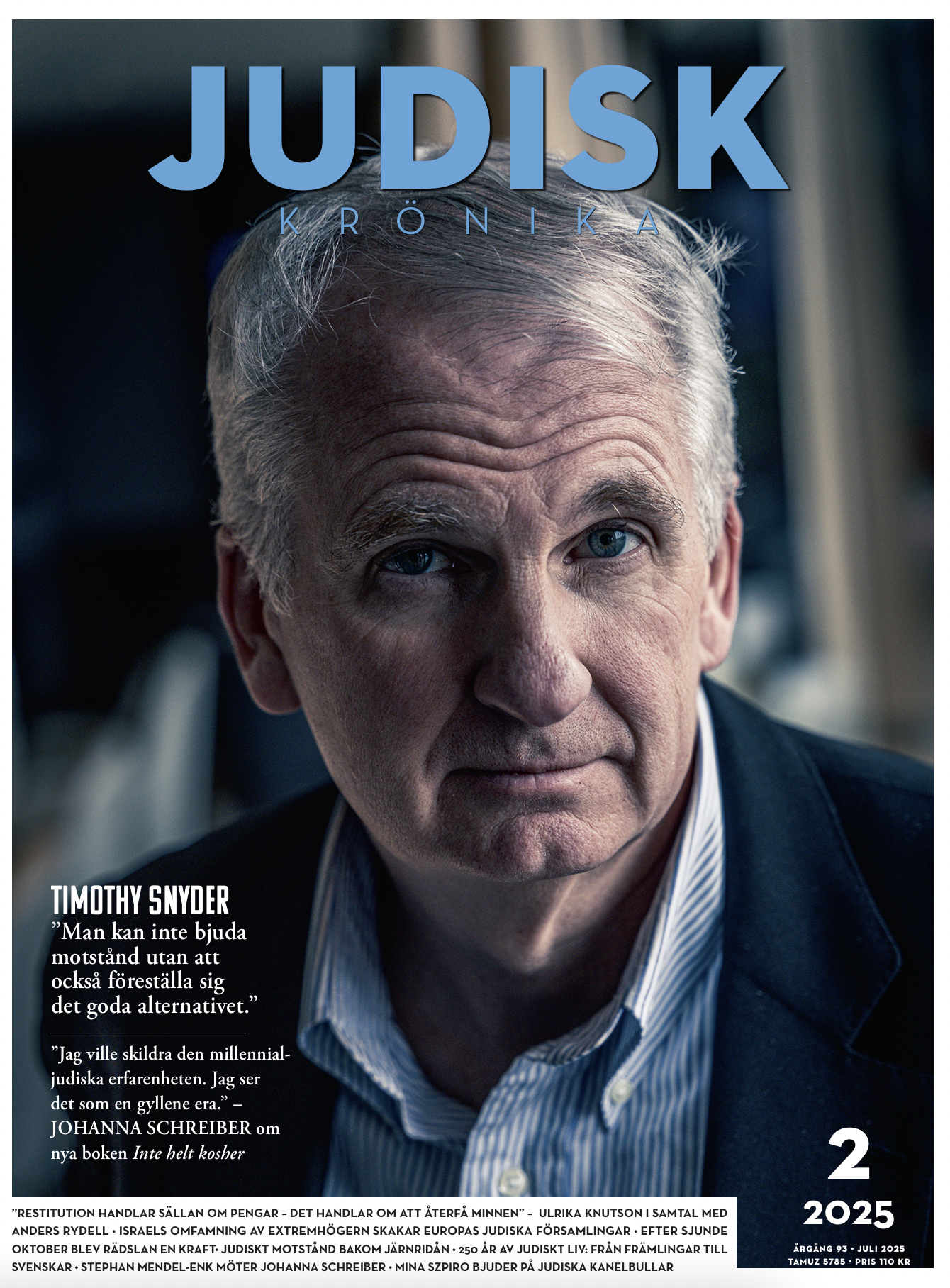 Timothy Snyder om frihet och motståndskraft